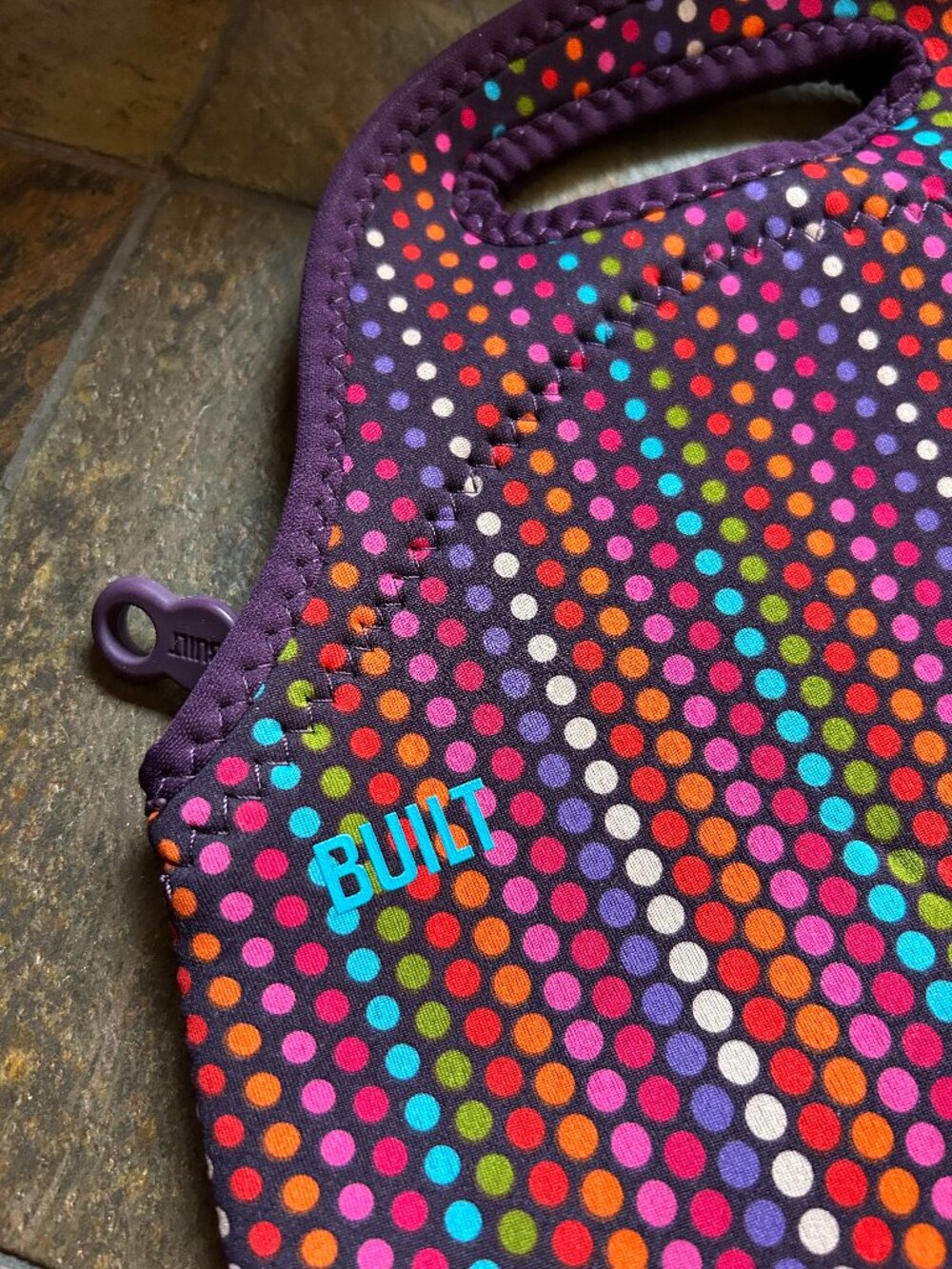 Built Insulated Gourmet Getaway Lunch Tote in Microdot - Picture 4 of 12